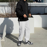 USA Cotton Double Fabric Line Jogger Pants