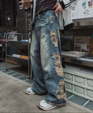 Kuji Camo Guti Denim Pants