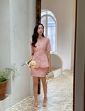 Jerua tweed short sleeve jacket