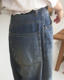 Pekka Stud Balloon Wide Denim Pants