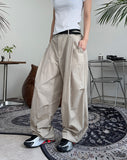 Jedi Curved Pintuck Nylon Pants