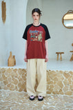 Peaky Rabbit Raglan Short Sleeve Tee