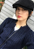 SUEDE HUNTING CAP