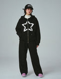 Flower Star Hood Zip-Up