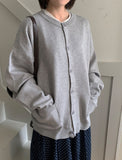 [unisex] Pokinin pocket over knit cardigan