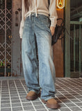 Bonnie Low Rise Wide Denim Pants