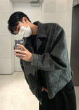 Mohair Moul Half Jacket Crop Ver