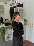 Kohiren Dot Knit Cardigan