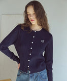 Cable Crop Knit Cardigan