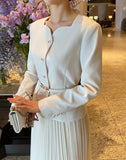 Leage Heart Neck Jacket