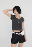 DAMAGE COLOR-BLOCK TEE
