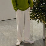Embo Corduroy Banding Wide Pants