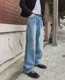 Boden back-banded semi-wide denim