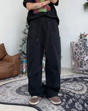 Deo Peach Diagonal Wide Pants
