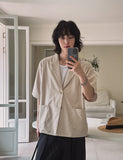 Heyd Linen Half Blazer