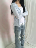 Pureble Open Long Sleeve Cardigan