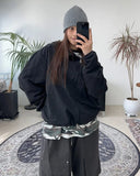 Rippen diagonal zipper windbreaker