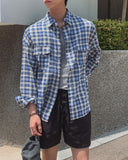 Caden Tartan Check Long Sleeve Shirt