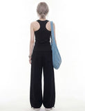 FEARLESS Solid Mango Sleeveless