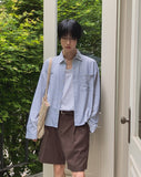 Peak Crop Striped Shirt
