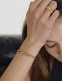 [Premium Plating] Ice Block Cuff Bangle