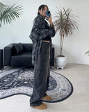 Lau Cutting Flannel Checkered Shirt