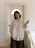 Hisil Vintage Stripe Long Sleeve Shirt