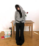 [Brushed] Gahi Layered Short Skirt Bootcut Pants