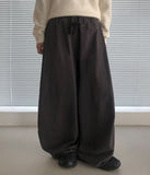 Senni Cotton Pintuck Banding Wide Pants
