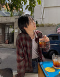 Posi Smooth Overfit Check Shirt