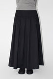 FLUID PLEATS LONG SKIRT