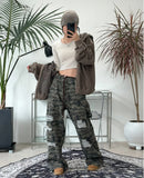 Cardin Pigment Washing Cropped Hooded Zip-Up