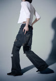 Layered Flare Jeans