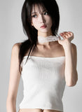 Nubel Lace Halter Tube Top