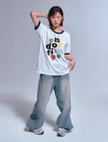 END OF TIME Ringer Short Sleeve Tee