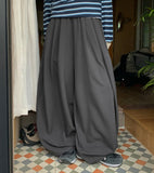 [BAONHAUS] Garen Balloon Banding Wide Slacks