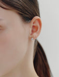 Essence 14K (Y) Lab-Diamond Pear Piercing 0.5CT