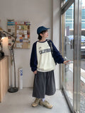 [Unisex] Kehiro Pigment Banding Bermuda Pants