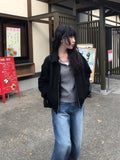 Timber Hem Snap Washing Denim Pants