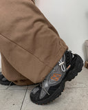 [unisex] Clue side pin tuck banding training jogger pants