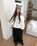 Liik Back Cross Studded Cotton Pants