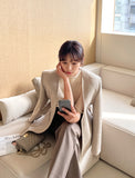Lovet handmade half wool jacket coat