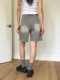 Silat Gray Washing Bermuda Half-Length Denim Shorts