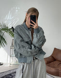FL crop shirring flight jumper