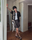 Bly Stripe Shorts Slacks