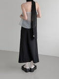 Flynn See-through Frill Tiered Blouse
