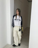 EYELET WIDE CARGO PT