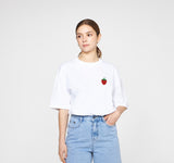 Small Strawberry Logo Short Sleeve Tee