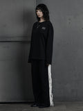 [mnem] back pintuck oversized top