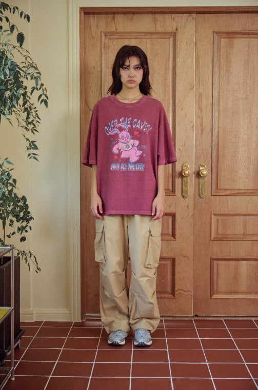 CPGN STUDIO (コンパーニョ) - ハフホピピグメント半袖Tシャツ